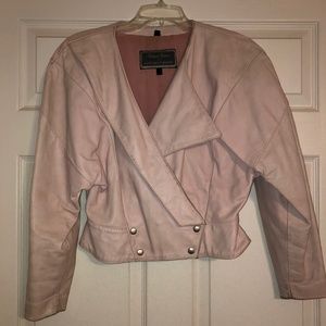 Dirty pink Michael Hoban North Beach Leather jacket